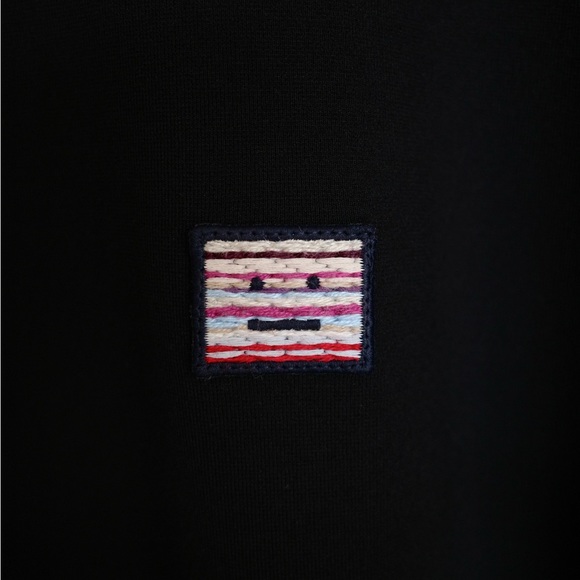 Acne Studios Ferris Face Black Shirt - L - Picture 4 of 6